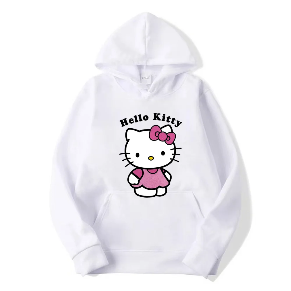 Красивые толстовки с принтом «hello kitty» - Фотография_3