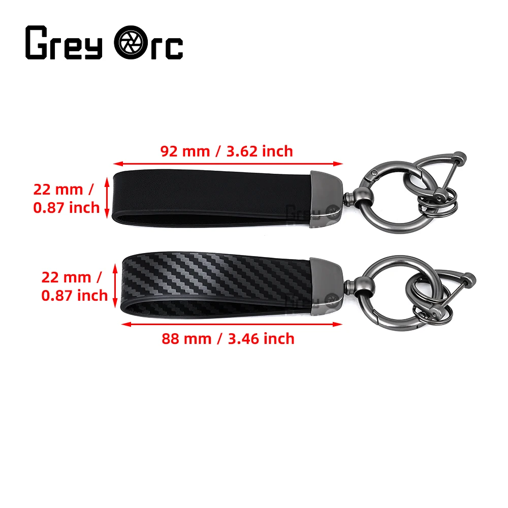 Кожаный веревочный брелок для ключей - Фотография_2