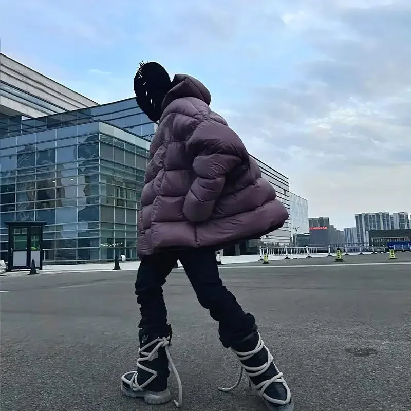 Nigo темный стильный пуховик с рукавами и подкладкой - Фотография_2