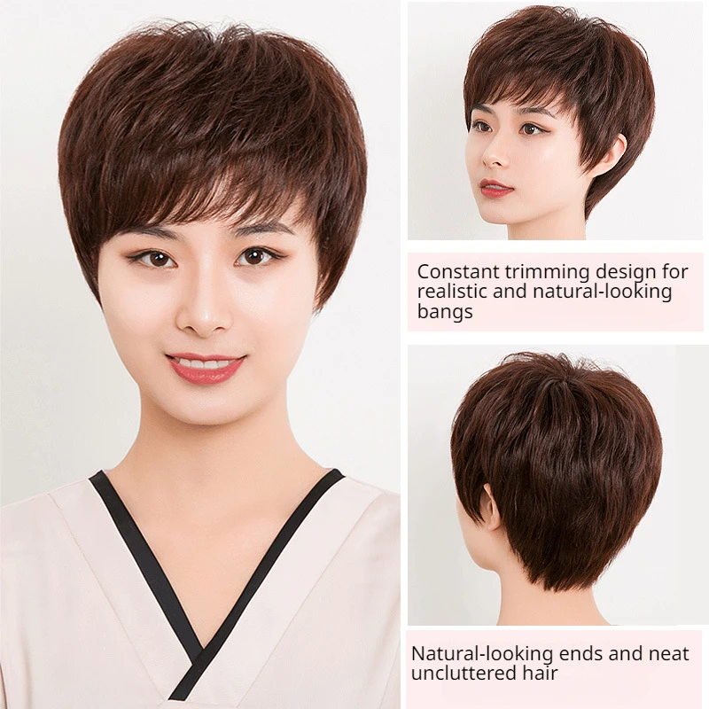 Peluca de cabello 100% humano короткие - Фотография_2