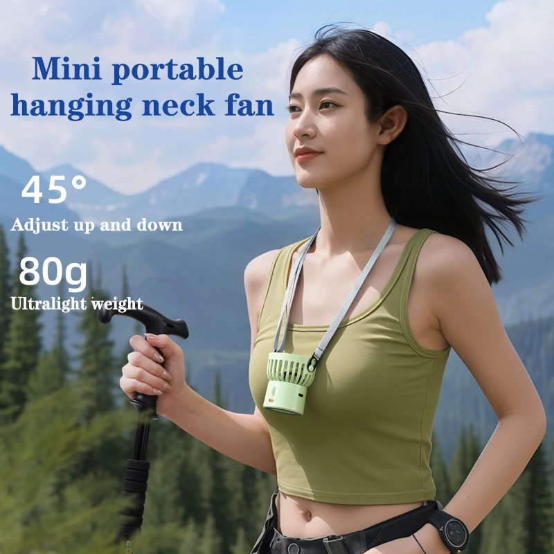 Мини-ручной вентилятор eary с 3-скоростным ветром - Фотография_4