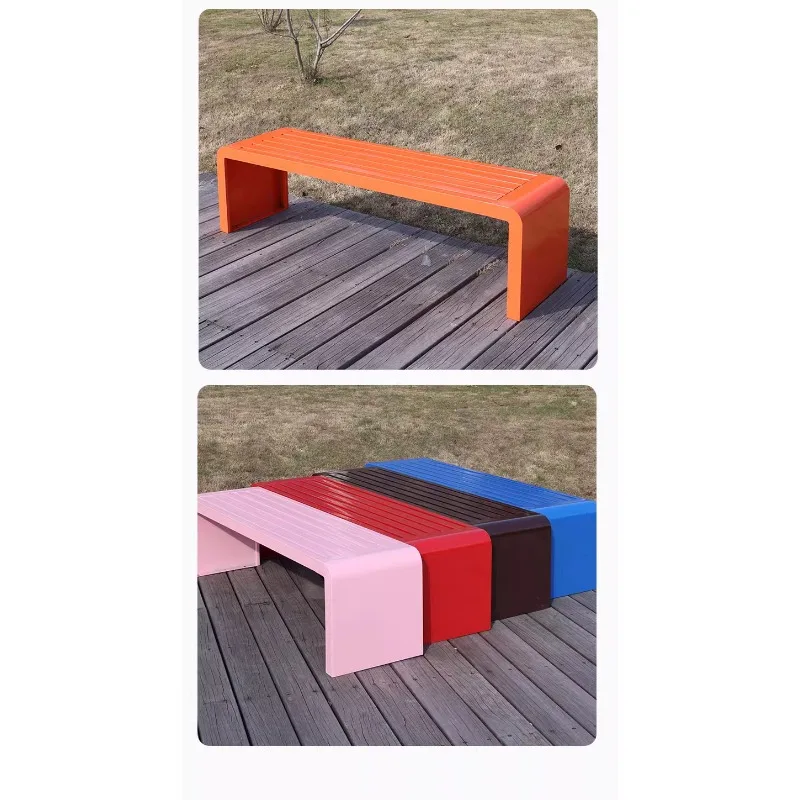 Парковый стул уличная скамейка - Фотография_3