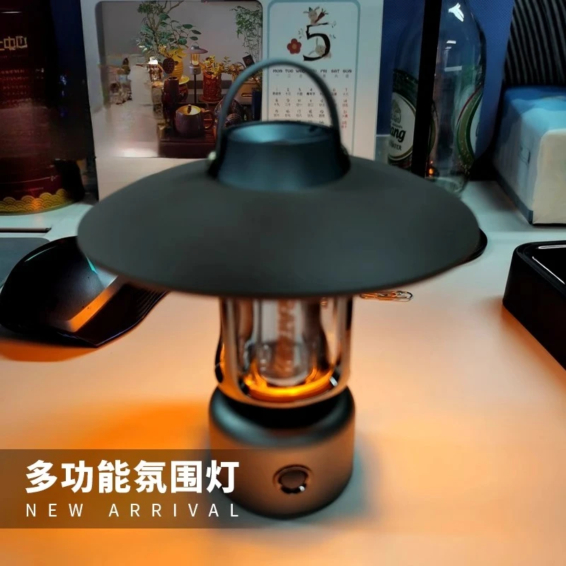 Уличный ретро-светильник для кемпинга с длительным сроком службы батареи - Фотография_3