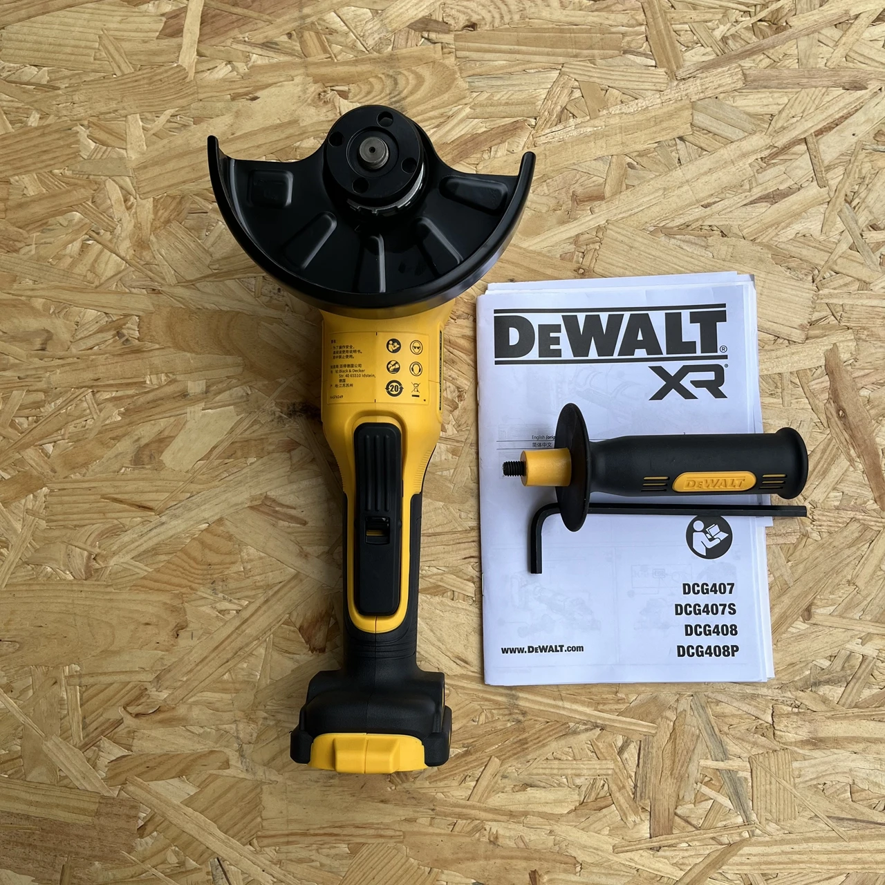 Dewalt dcg408p 20 в бесщеточная - Фотография_3