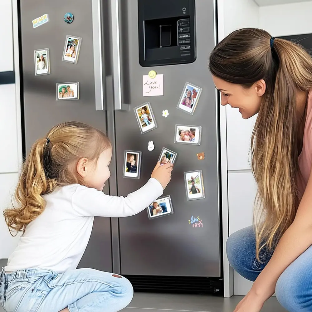 6 акриловых магнитных фоторамок