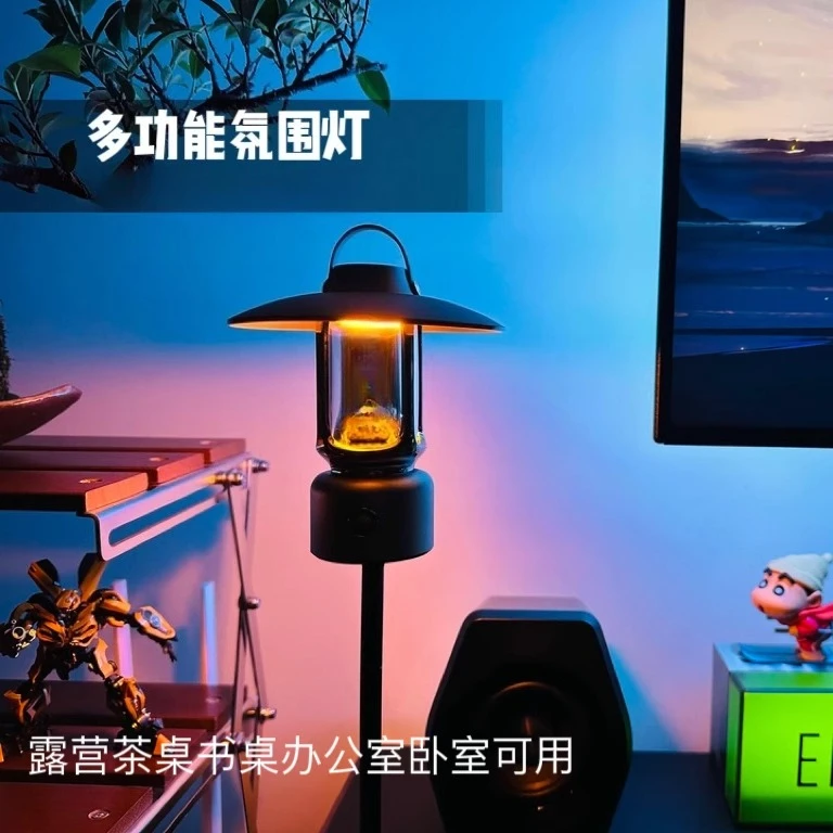 Уличный ретро-светильник для кемпинга с длительным сроком службы батареи - Фотография_2