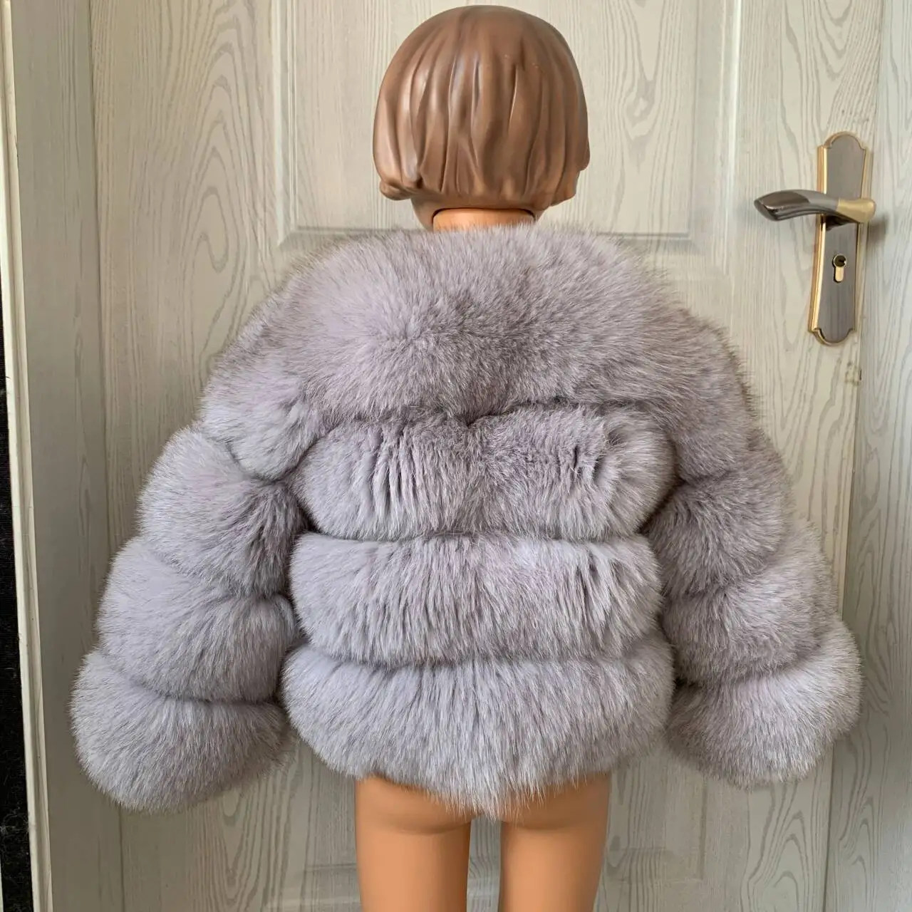 Детская шуба из лисы для девочек - Фотография_4