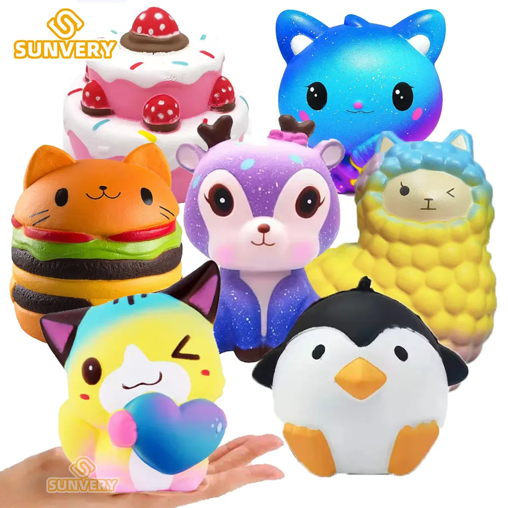 Jumbo squishy kawaii животное единорог