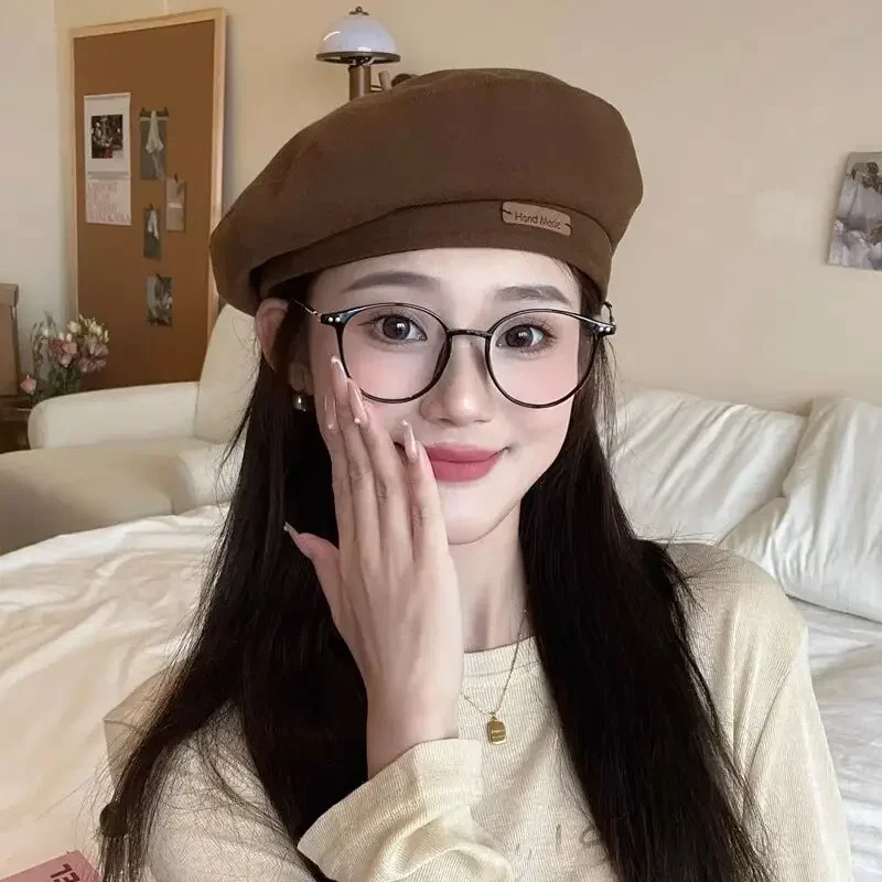 Шерстяной берет в стиле ретро для женщин - Фотография_6