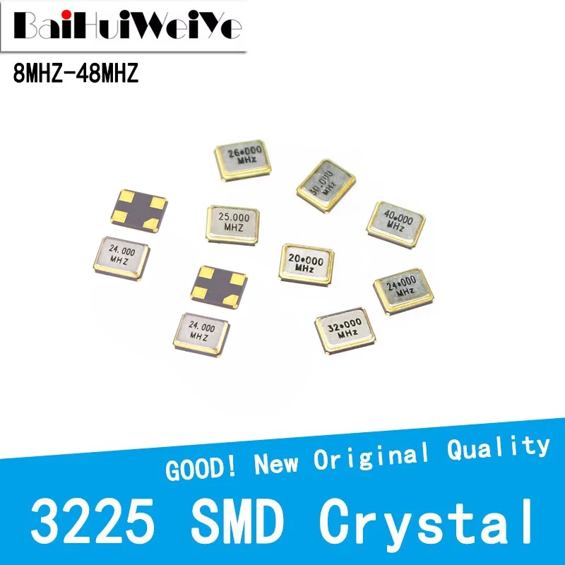 3225 пассивный кристалл smd 4-контактный 8 мгц 11