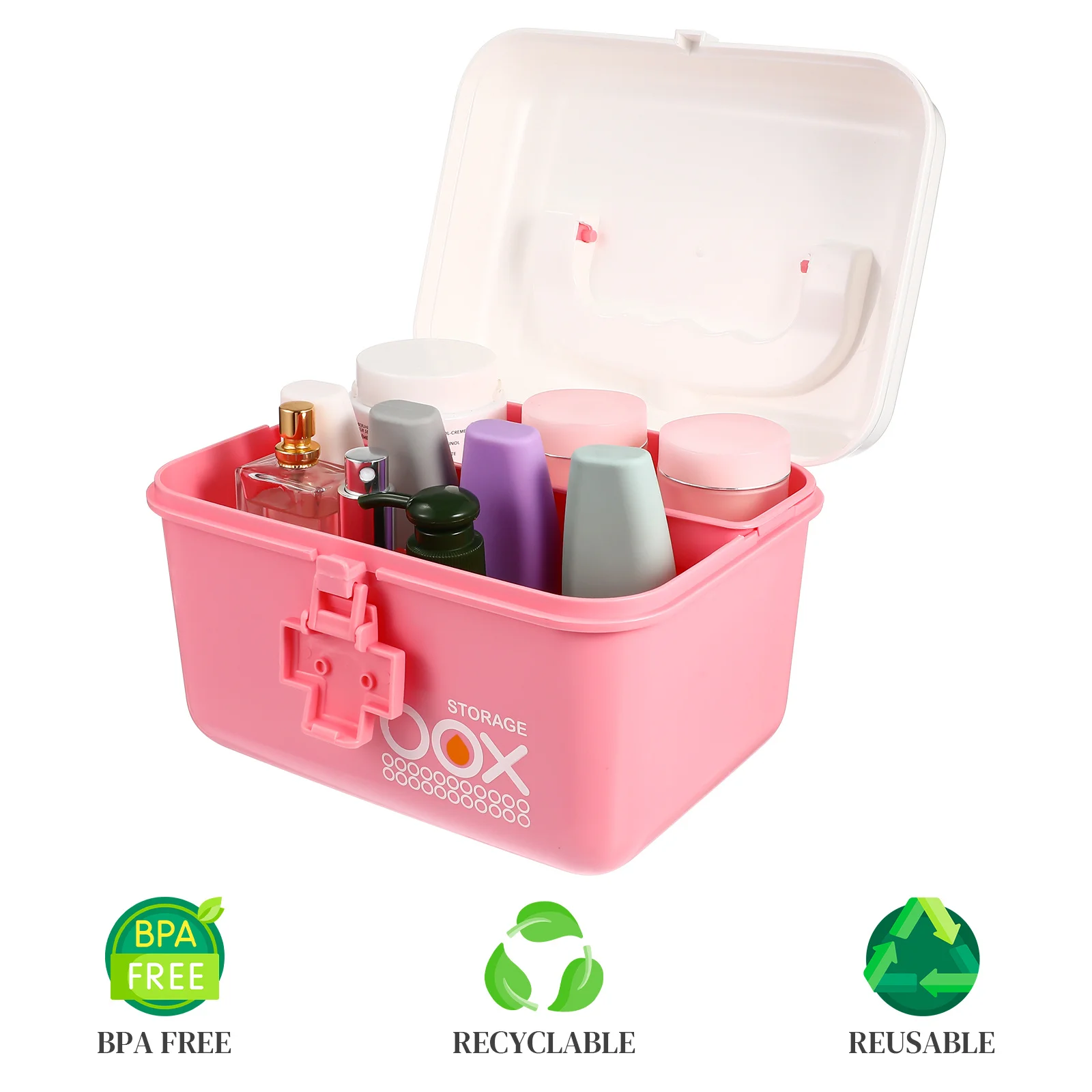 Розовый ящик для хранения лекарств - Фотография_4
