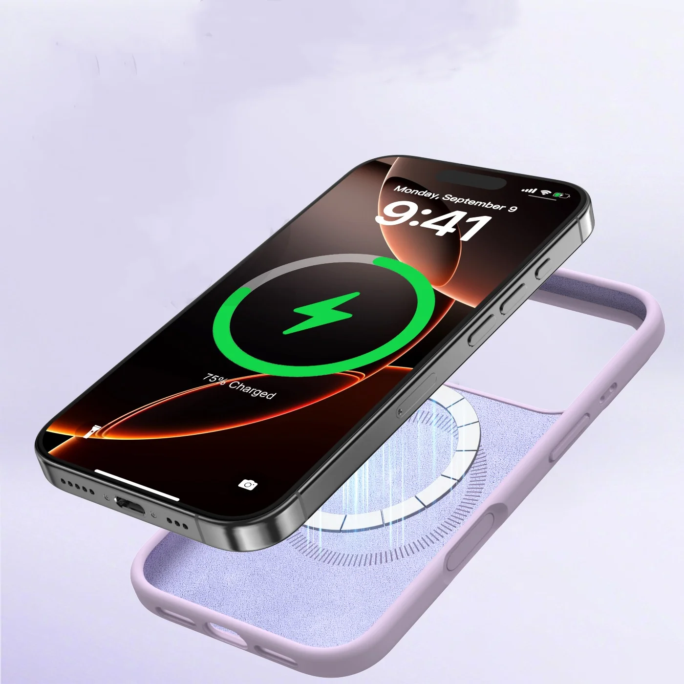 Оригинальный жидкий силиконовый чехол magsafe для apple iphone 17 - Фотография_4