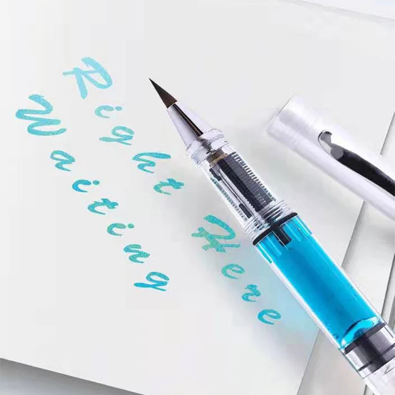 Портативная прозрачная кисть для каллиграфии - Фотография_3