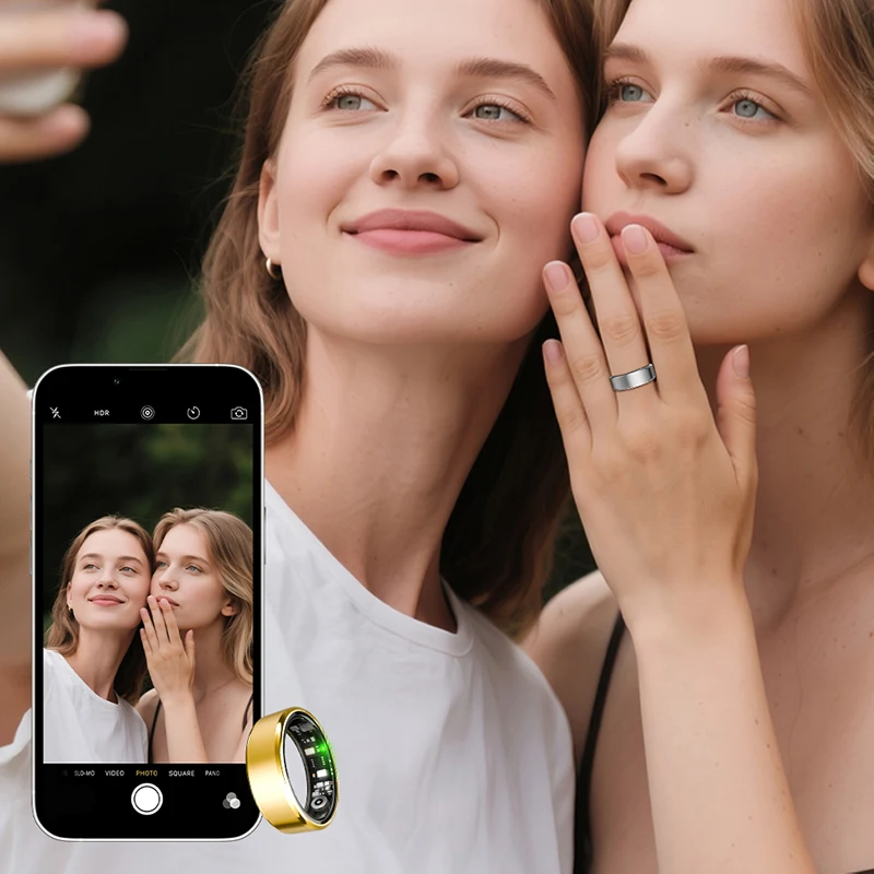 Luxuray fashion smart ring r100 с мониторингом сердечного ритма - Фотография_6