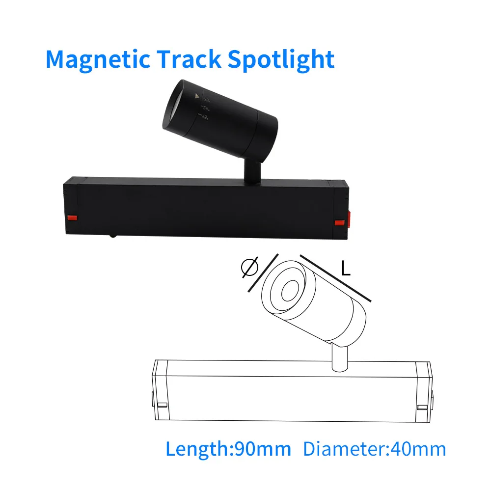 40 вт 50 вт тонкий магнитный светодиодный - Фотография_4