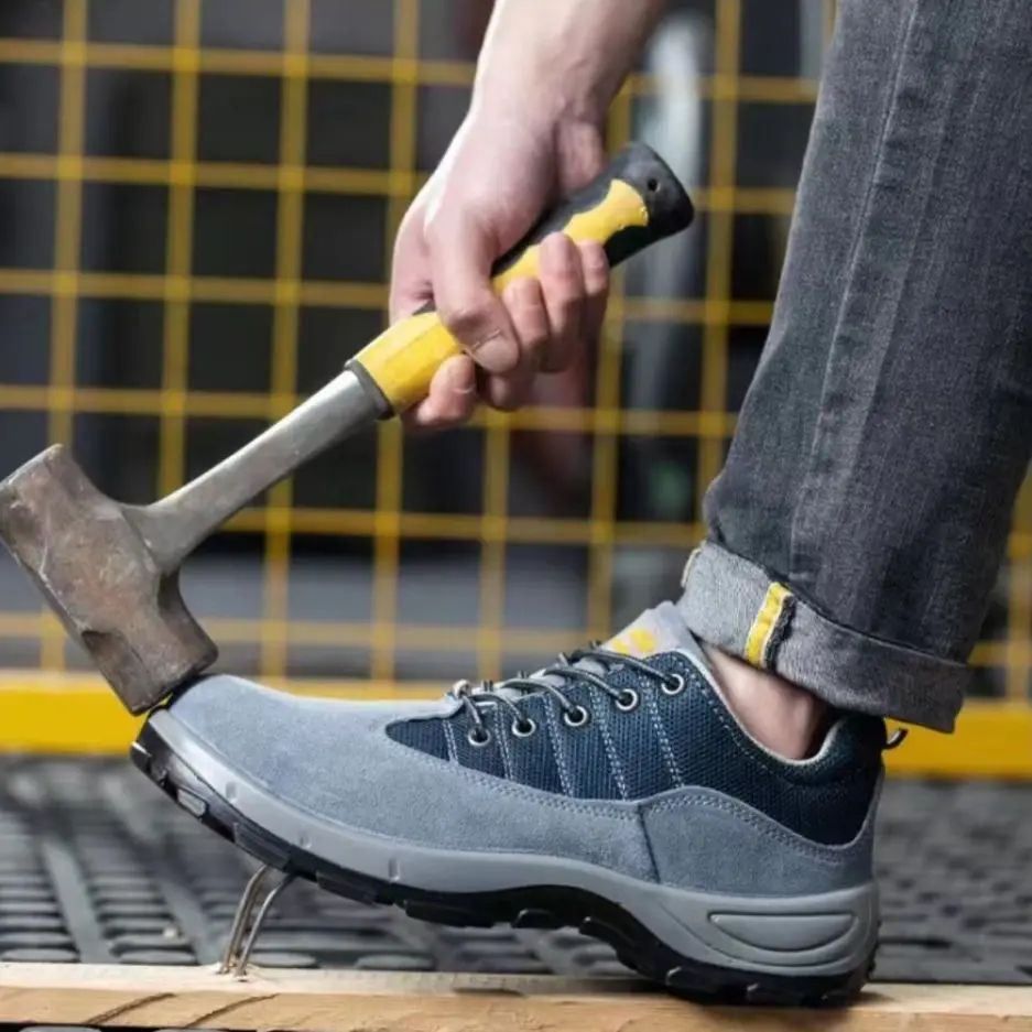 Мужская рабочая обувь из замши - Фотография_3