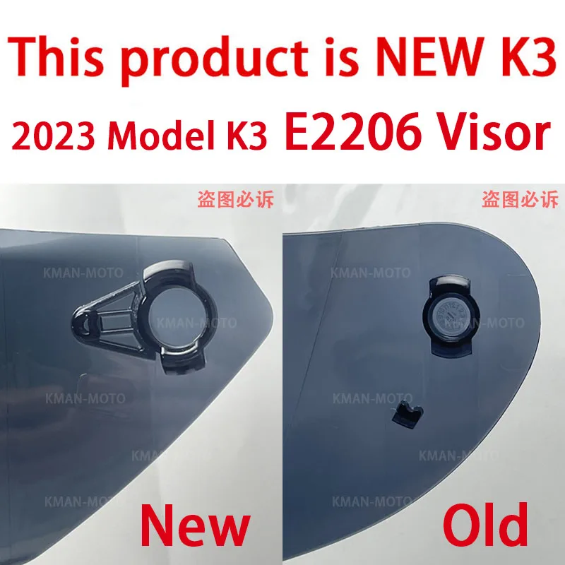 Козырек для шлема new agv k3 (e2206) линзы для мотоциклетного шлема - Фотография_4