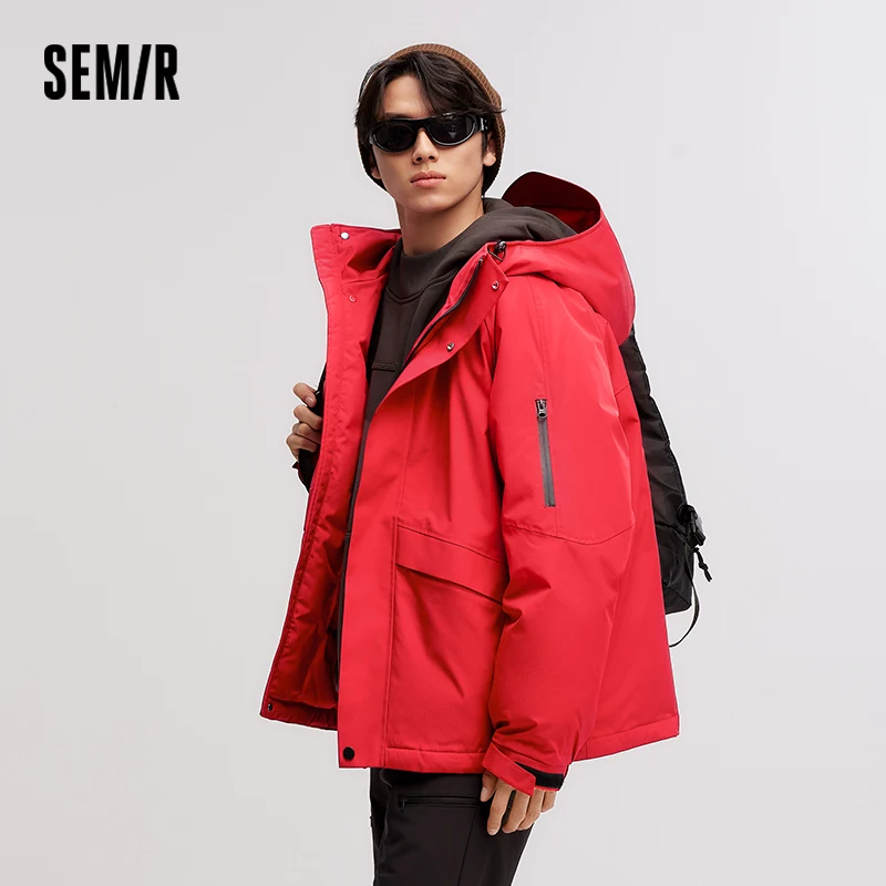 Пуховик semir мужской средней длины - Фотография_3