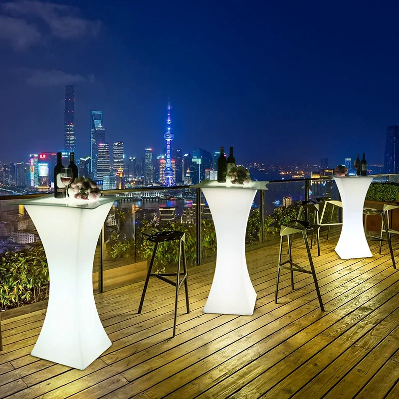 Трансграничный светодиодный высокий стол-бар - Фотография_3