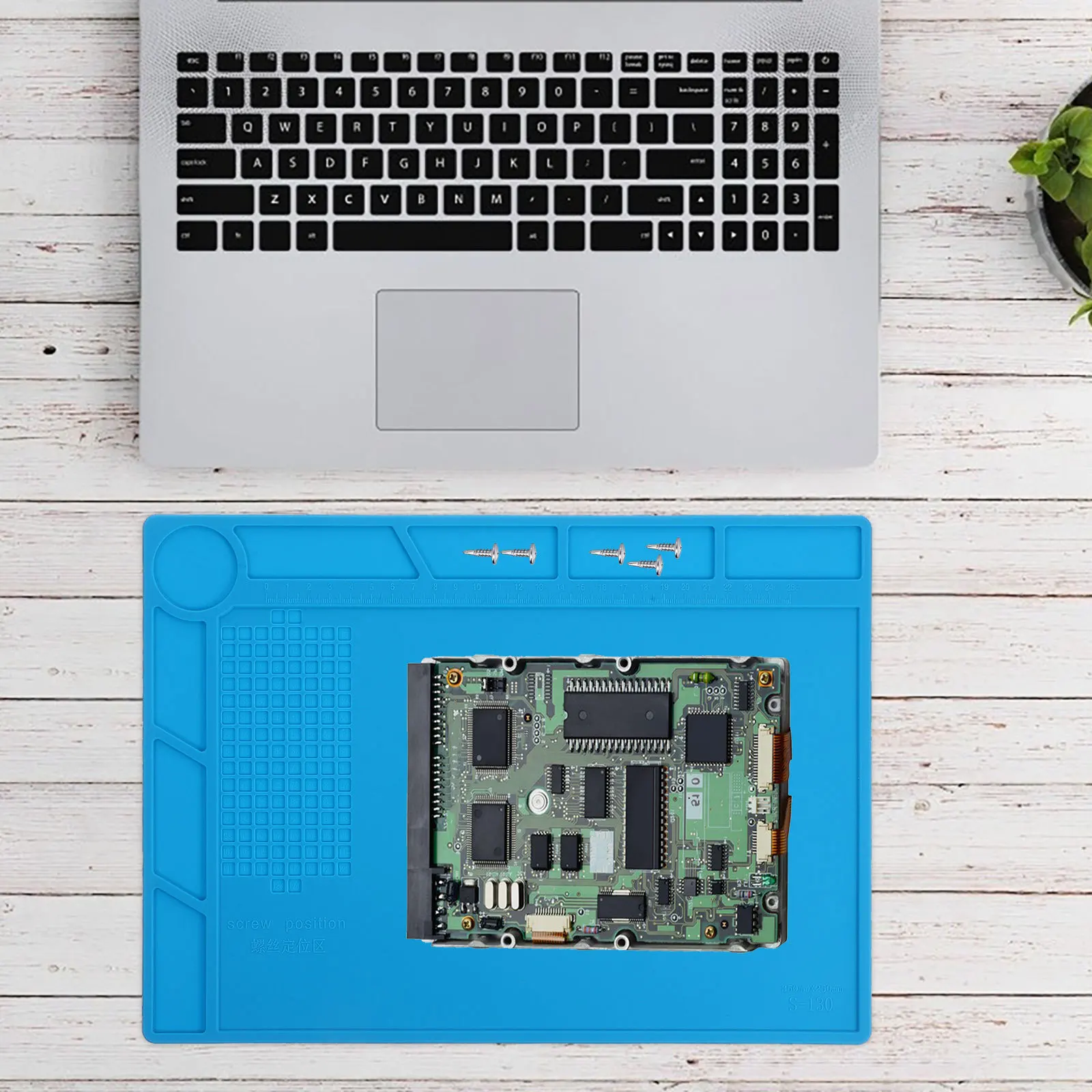 1 комплект, силиконовый паяльный коврик - Фотография_5