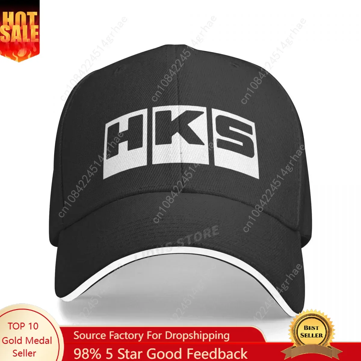 Новая бейсболка с логотипом hks
