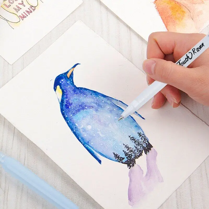 Набор 0,8 мм маркер с белыми чернилами - Фотография_5