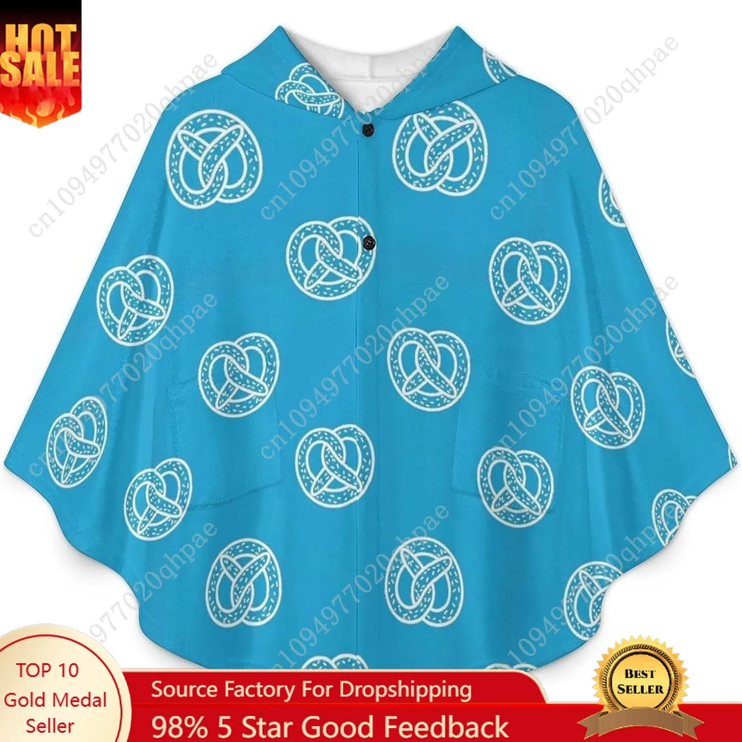 Уютный фланелевой свитер с рисунком латиночки