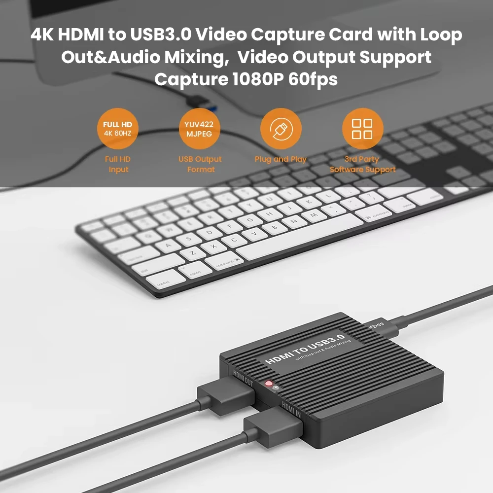 Lcc380 4k60 карта видеозахвата hdmi-usb3.0 - Фотография_5