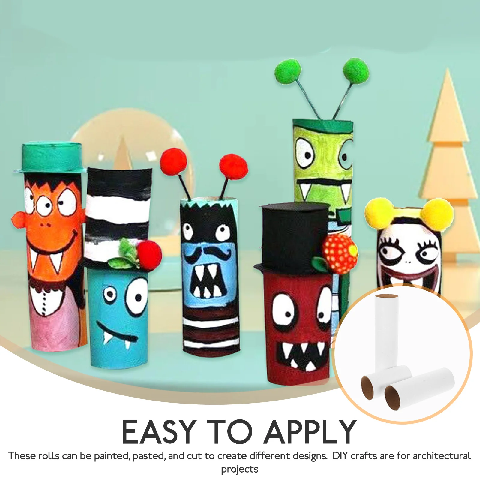 Бумажные трубки с колокольчиком ветра - Фотография_6