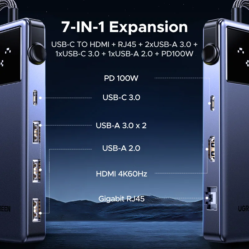 Ugreen uno usb c-концентратор type-c - Фотография_2