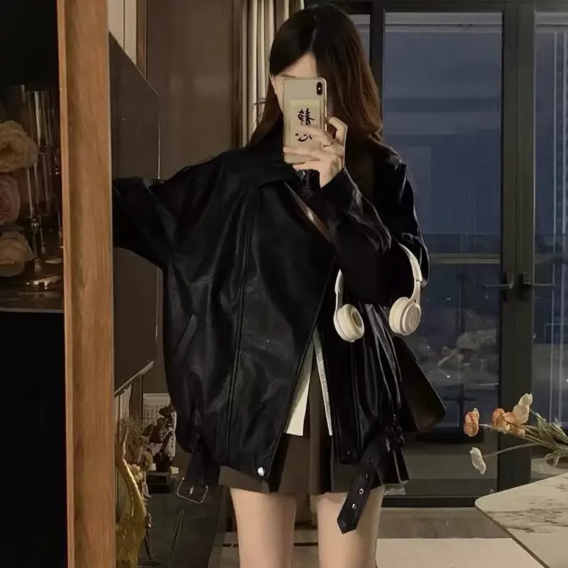 Пальто из искусственной кожи - Фотография_3