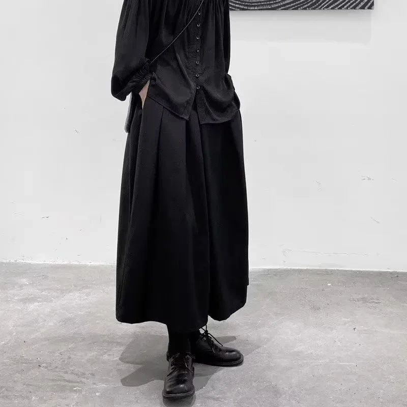 Мужские драпированные брюки с юбкой - Фотография_3