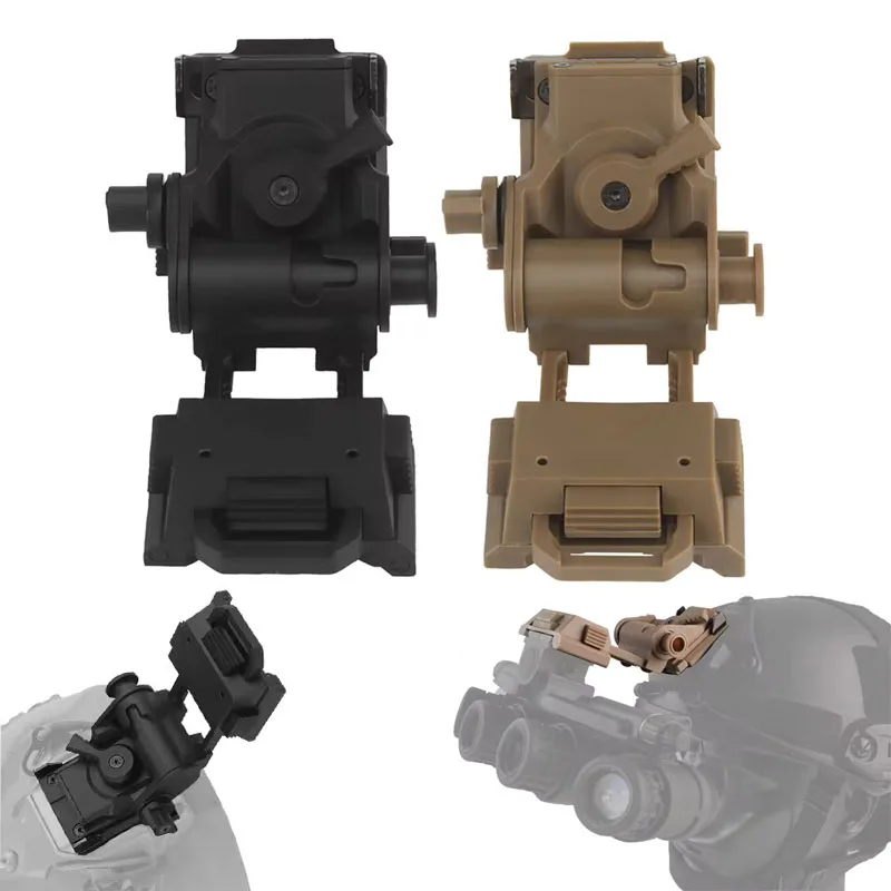 Booiu l4g24 nvg металлический/нейлоновый держатель для шлема - Фотография_5