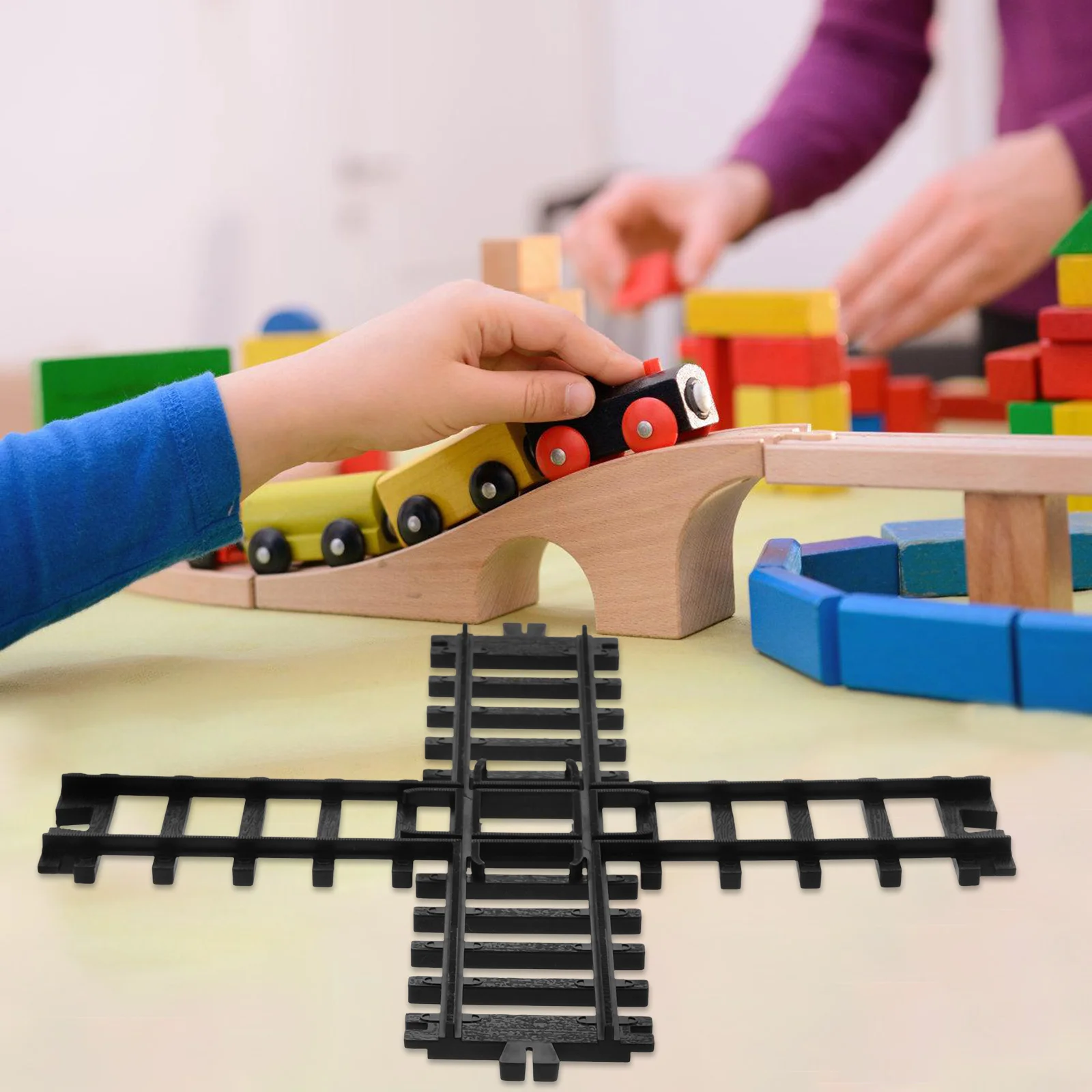 Набор пластиковых железнодорожных дорожек - Фотография_4