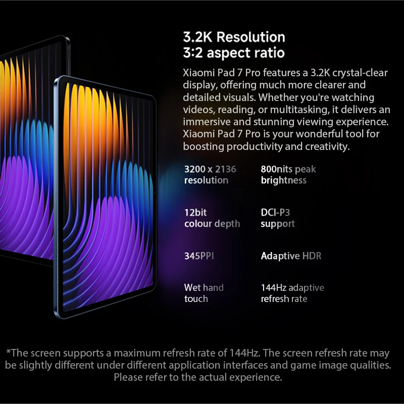 Глобальная версия xiaomi pad 7 pro snapdragon 8s gen 3 mi tablet 11 - Фотография_2