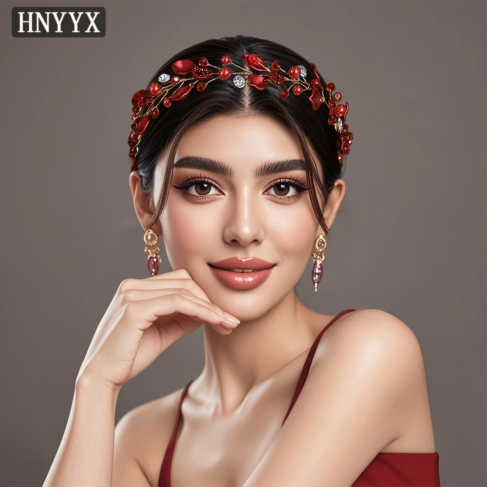 Youlapan свадебная повязка на голову со стразами ручной работы - Фотография_4