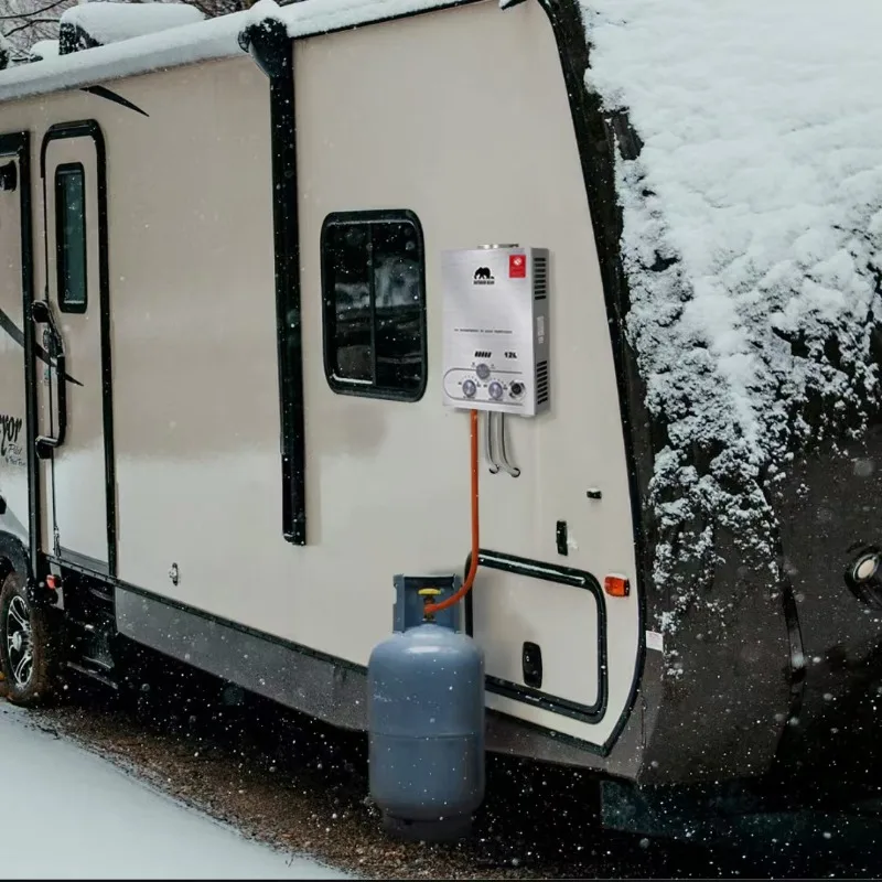 Портативный безрезервуарный водонагреватель для кемпинга на колесах - Фотография_2