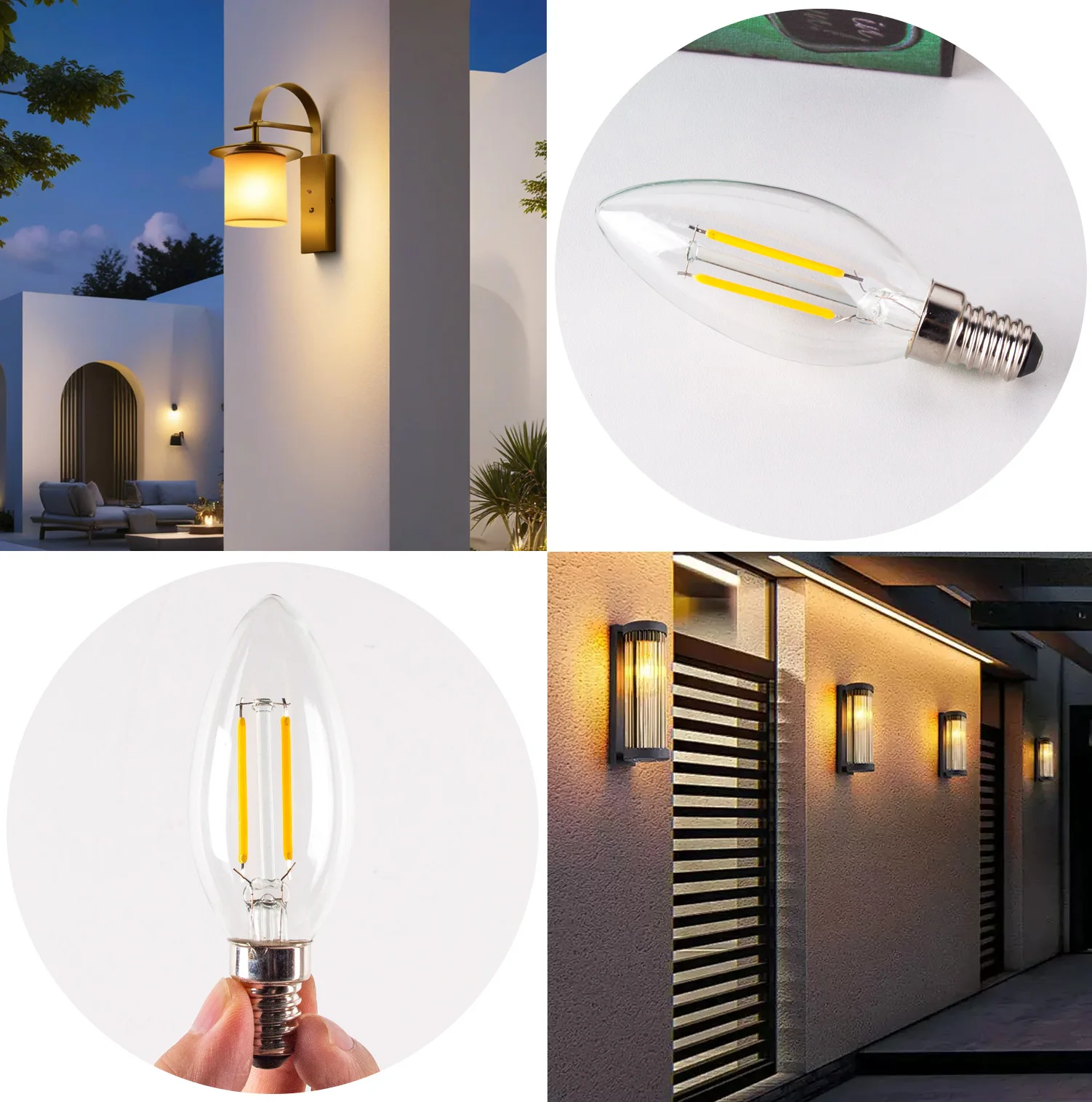 C35 candle led filament bulb e14 - Фотография_3