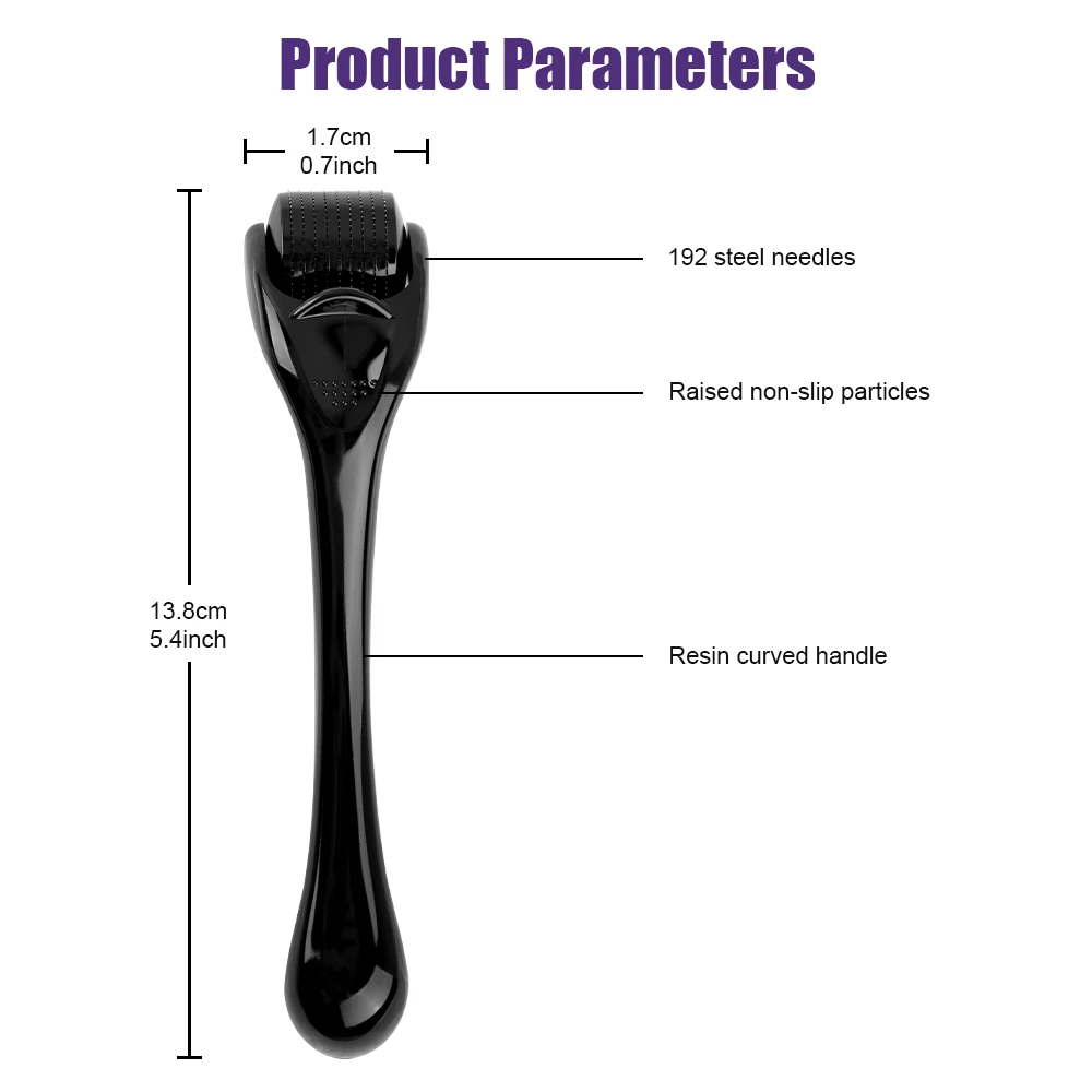 Derma professional microneedling массажный ролик для лица для роста бороды - Фотография_6