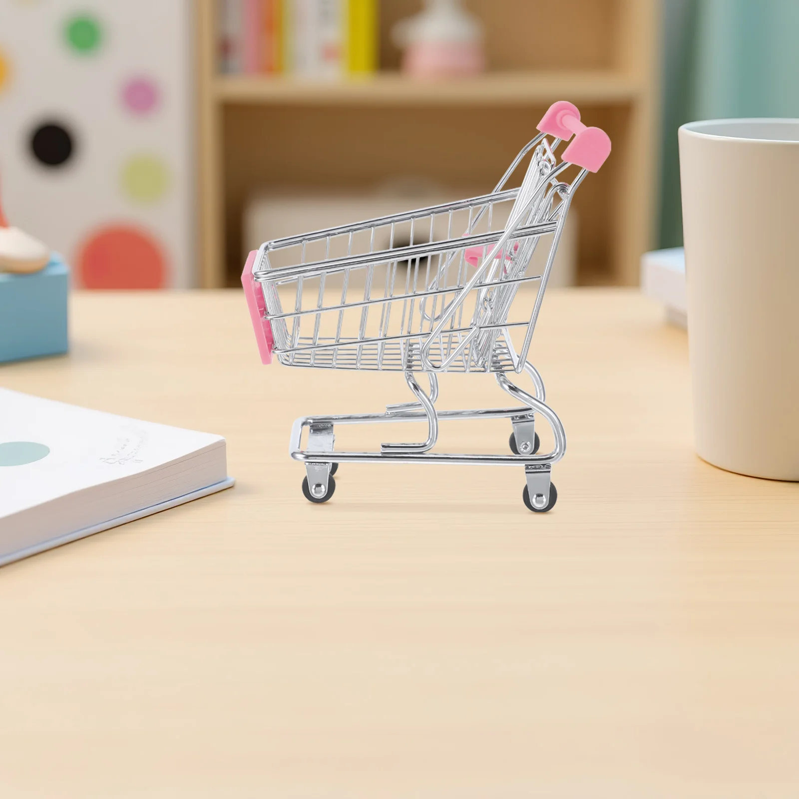 Металлическая мини-тележка для покупок - Фотография_4