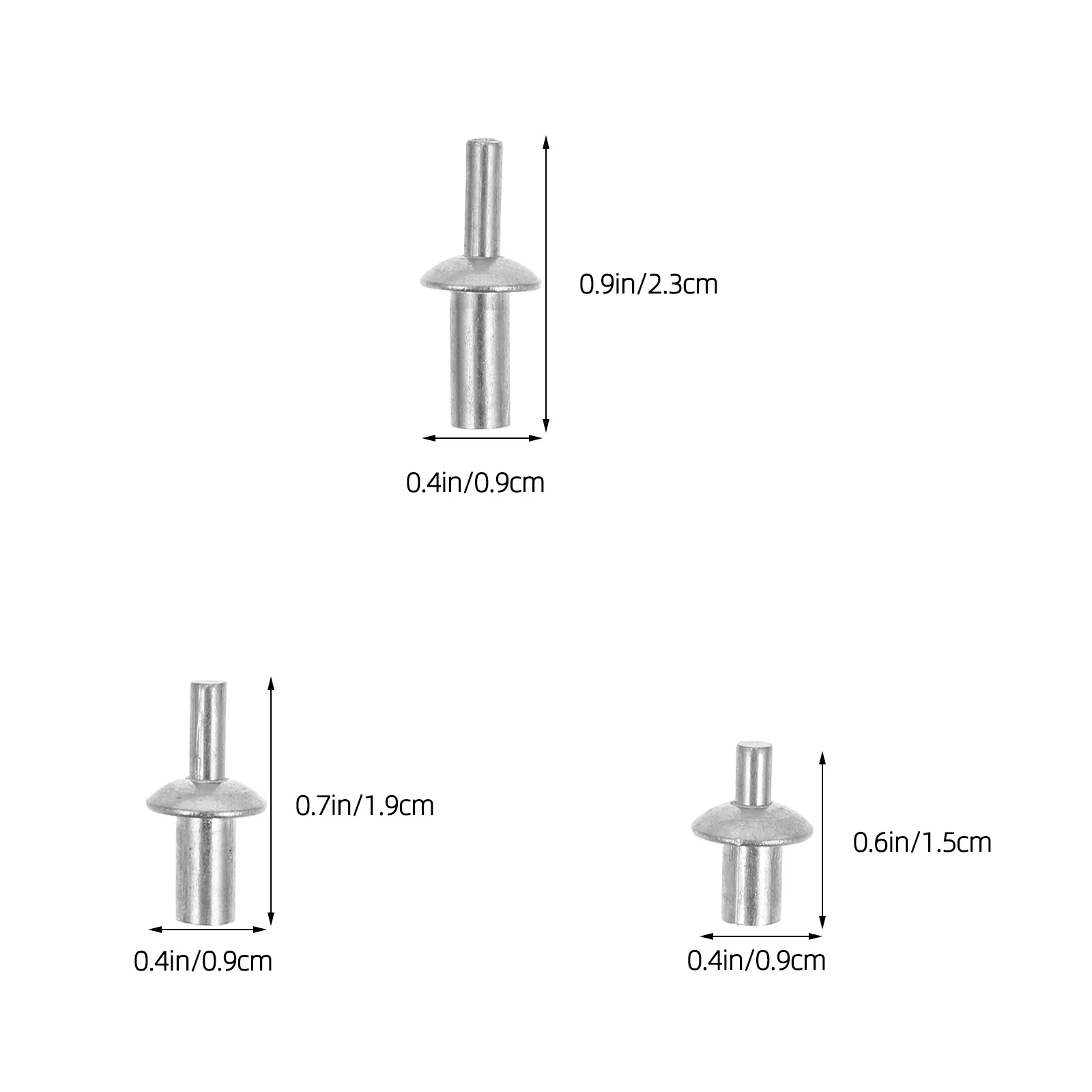 Комплект заклепок с алюминиевым сердечником m5 - Фотография_2