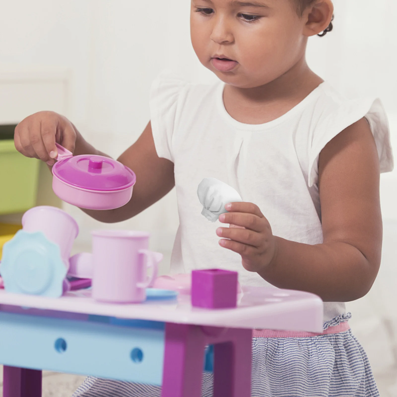 Белые мягкие тканевые аксессуары «сделай сам» - Фотография_5