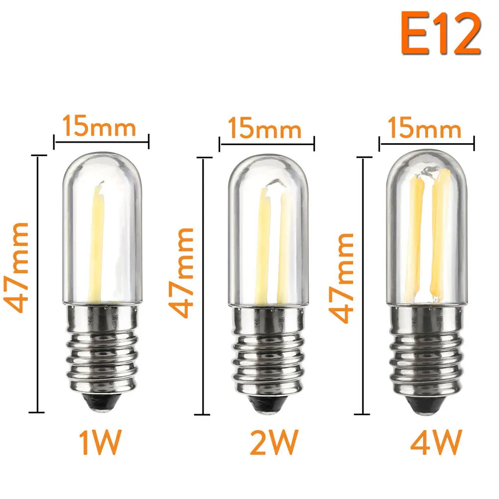 Лампочка 2w 4w 110v 130v 220v e14 - Фотография_3