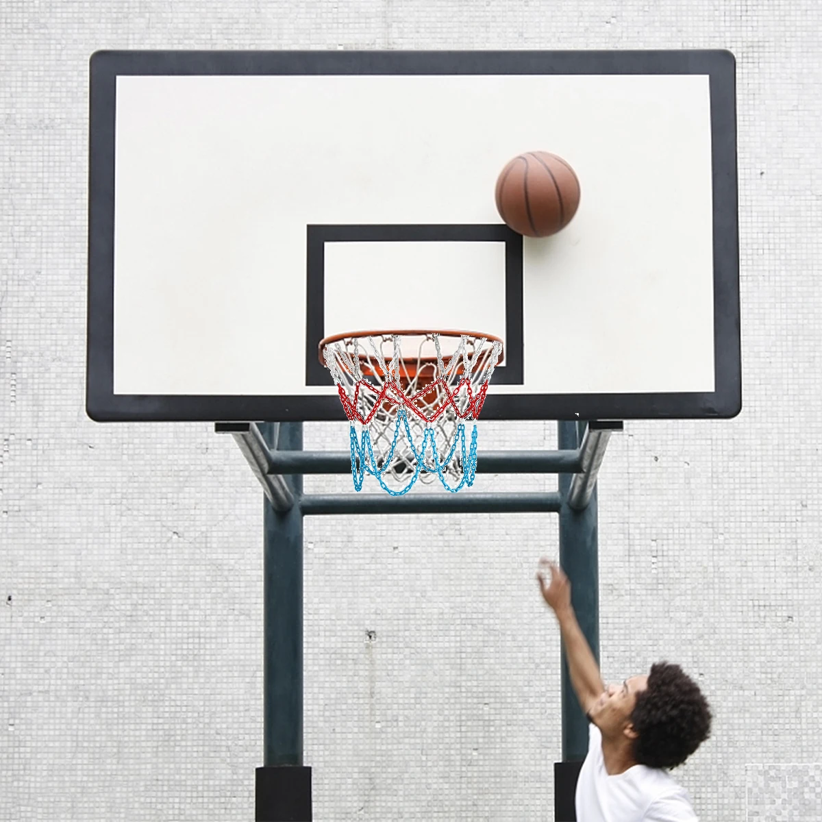 Металлическая баскетбольная сетка