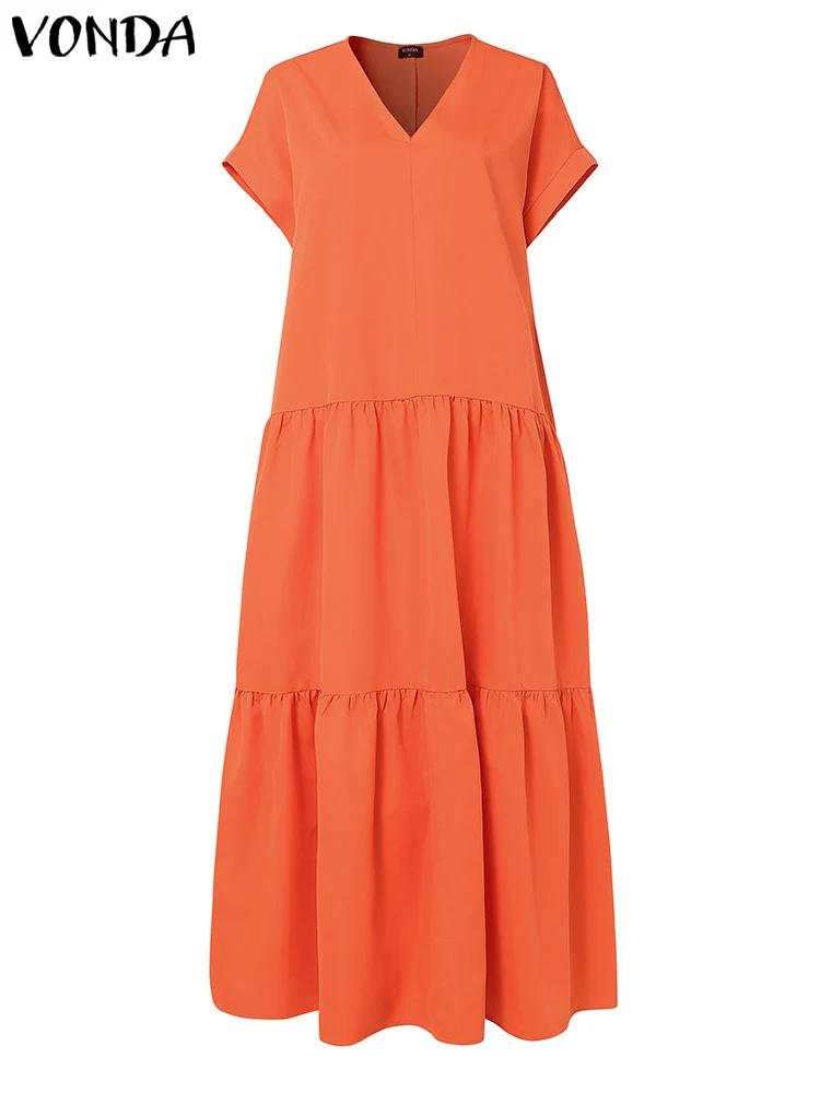 Женское богемное платье больших размеров vonda - Фотография_4