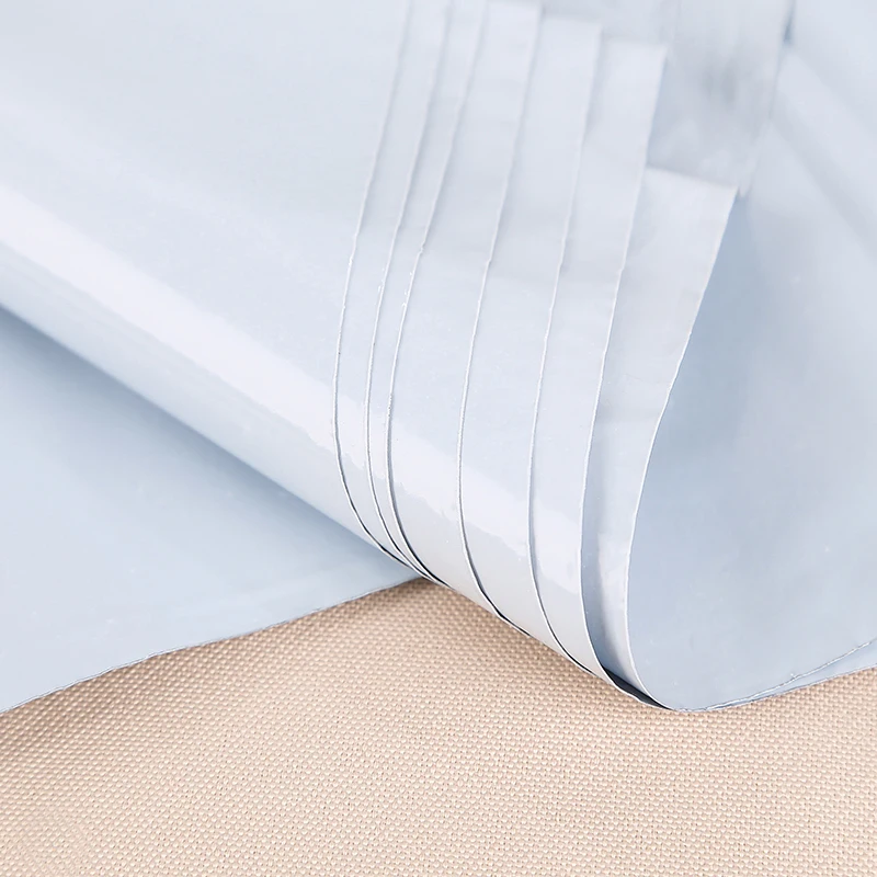 Белый полиэтиленовый почтовый пакет