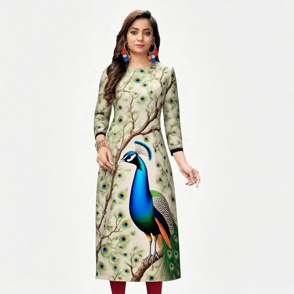 Женское повседневное модное платье - Фотография_2