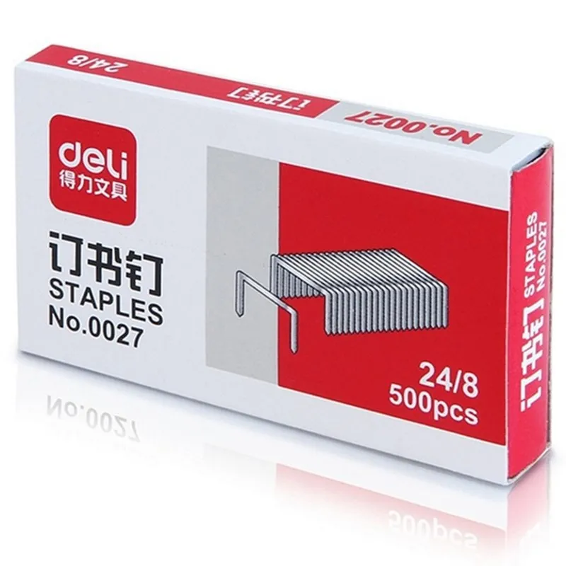 Сверхпрочные скобы 500 шт./кор. deli 24/8 - Фотография_2