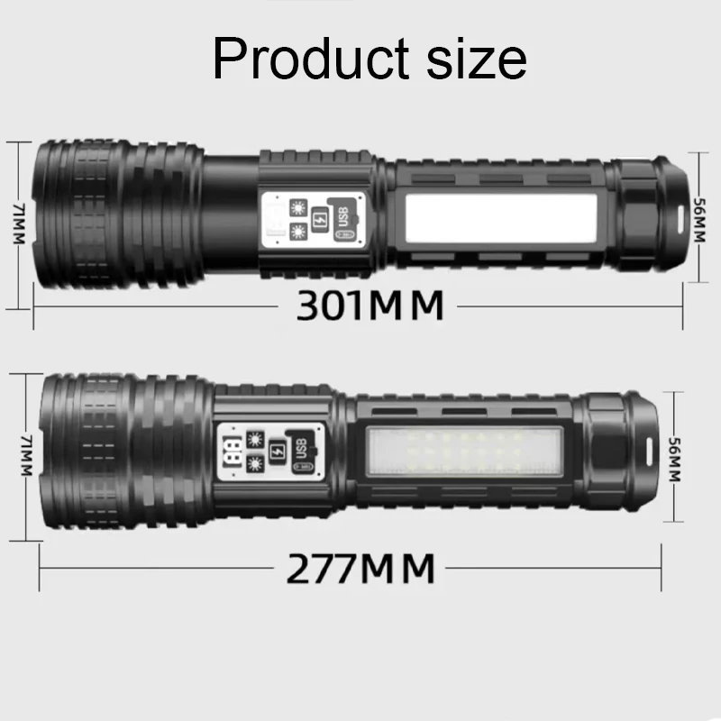 Супер большой фонарик usb перезаряжаемый - Фотография_2