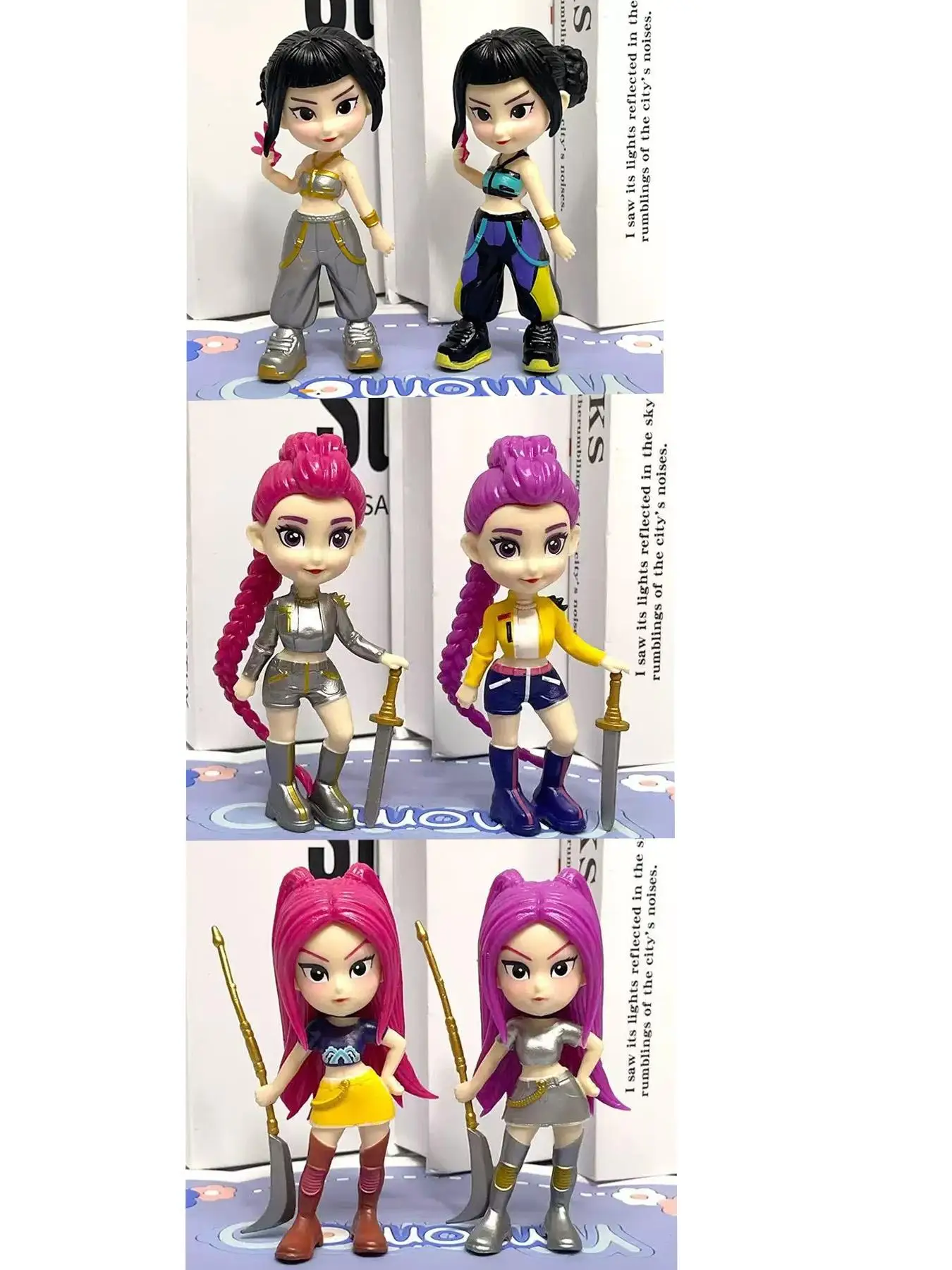 Набор кукол k-pop hunter girl из 6 предметов - Фотография_6